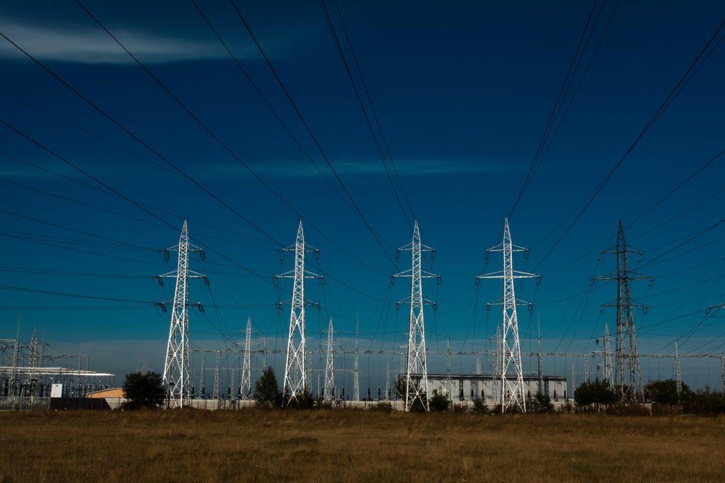 high voltage power lines